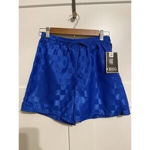DSG Boys Size Large Royal Blue Checkered Shorts NWT